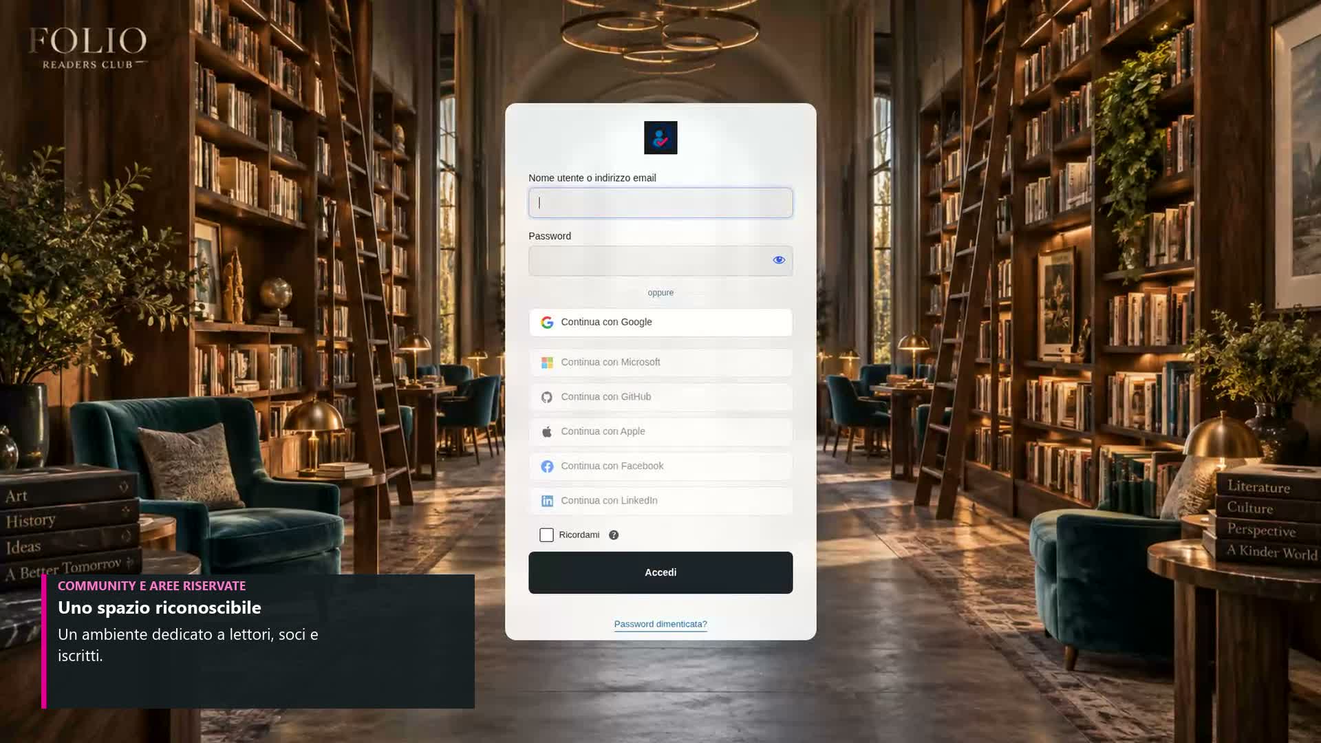 Community e aree riservate - esempio reale Smart Login Premium